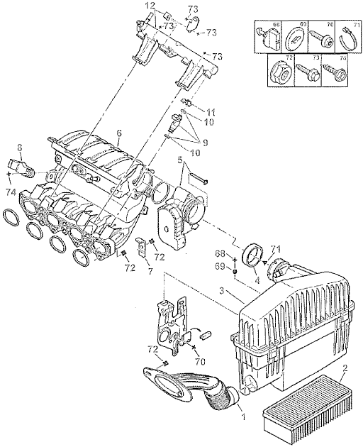 Alimentation air / carburant TU5JP4