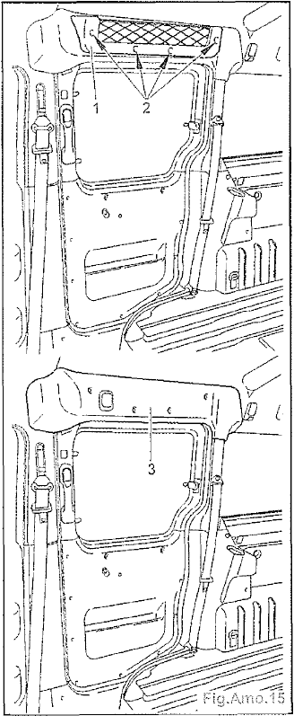 Forte latérale coulissante