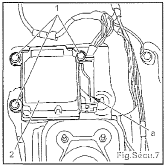 Boîtier calculateur airbag