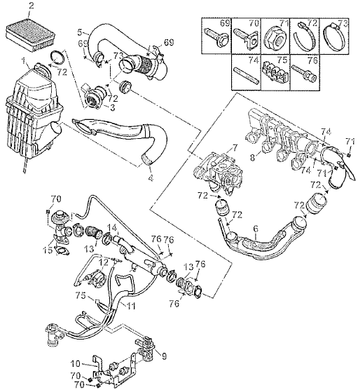 Alimentation en air Moteur DVV10TD